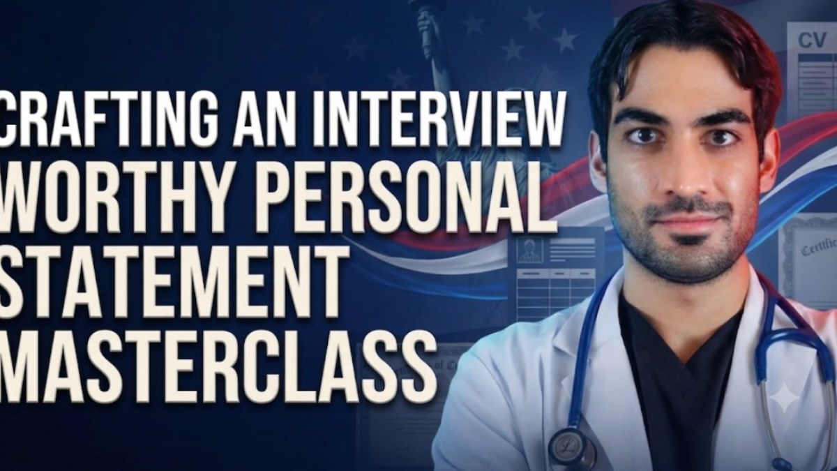 Crafting Interview Worthy Personal Statement Masterclass