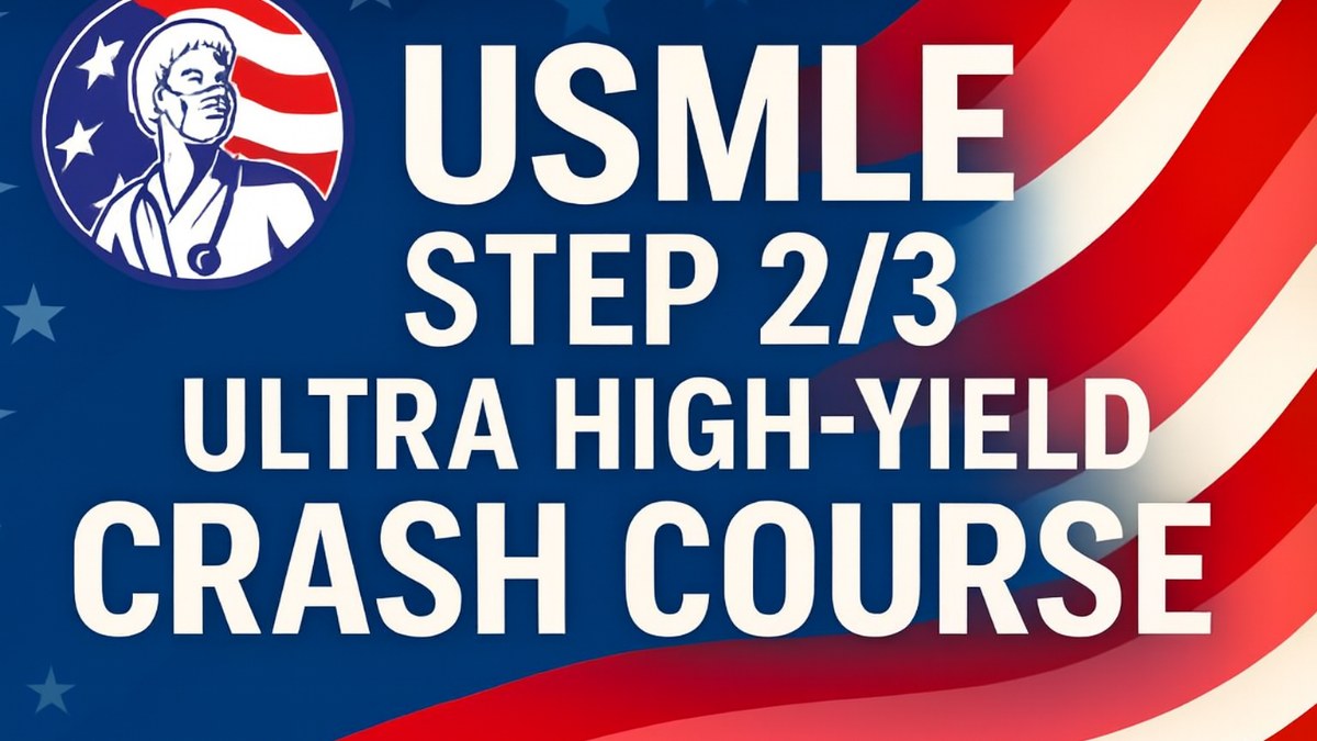 USMLE Step 2/3 Ultra High-Yield Crash Course